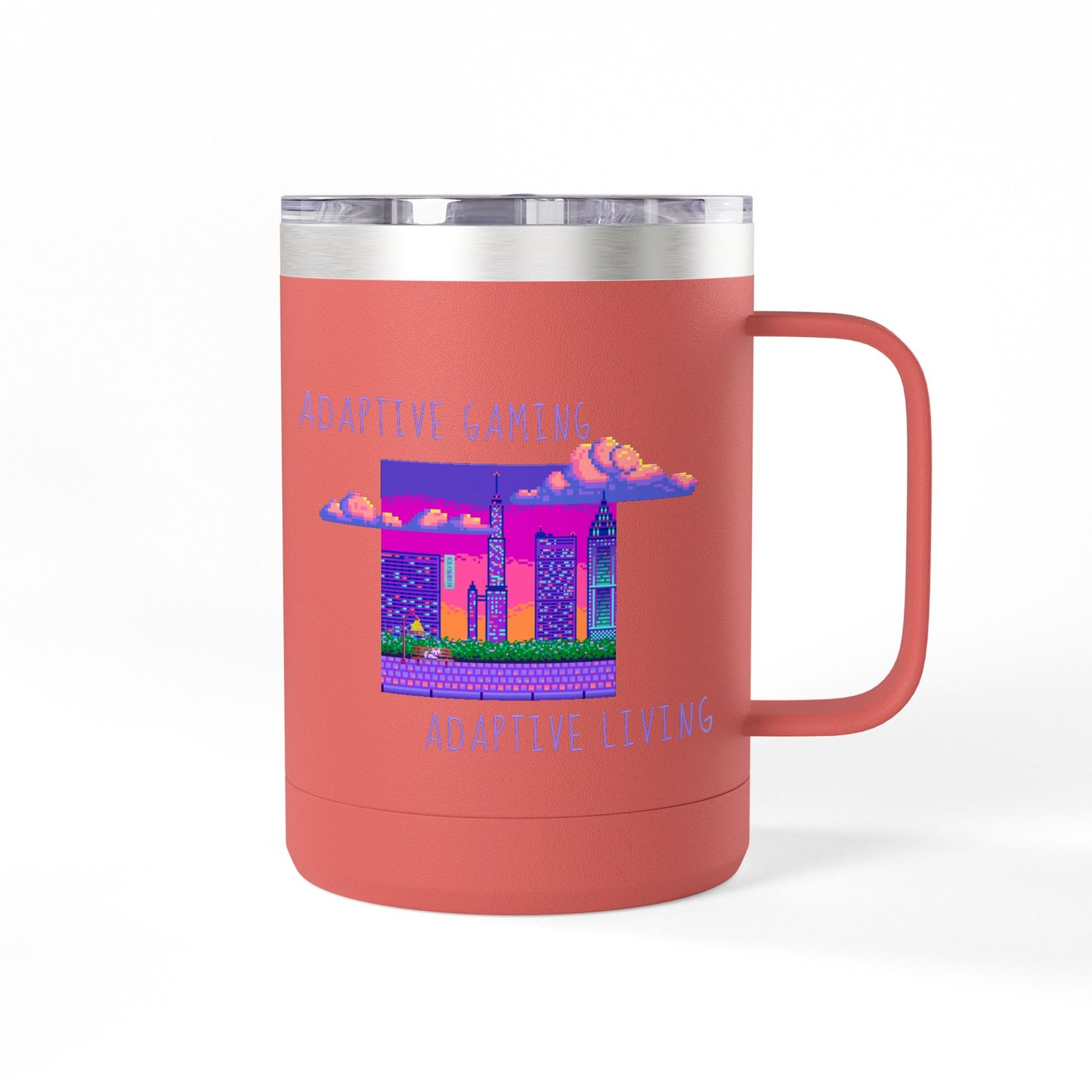 Adaptive Gaming - Skyscraper Edition - 15oz Insulated Tumbler