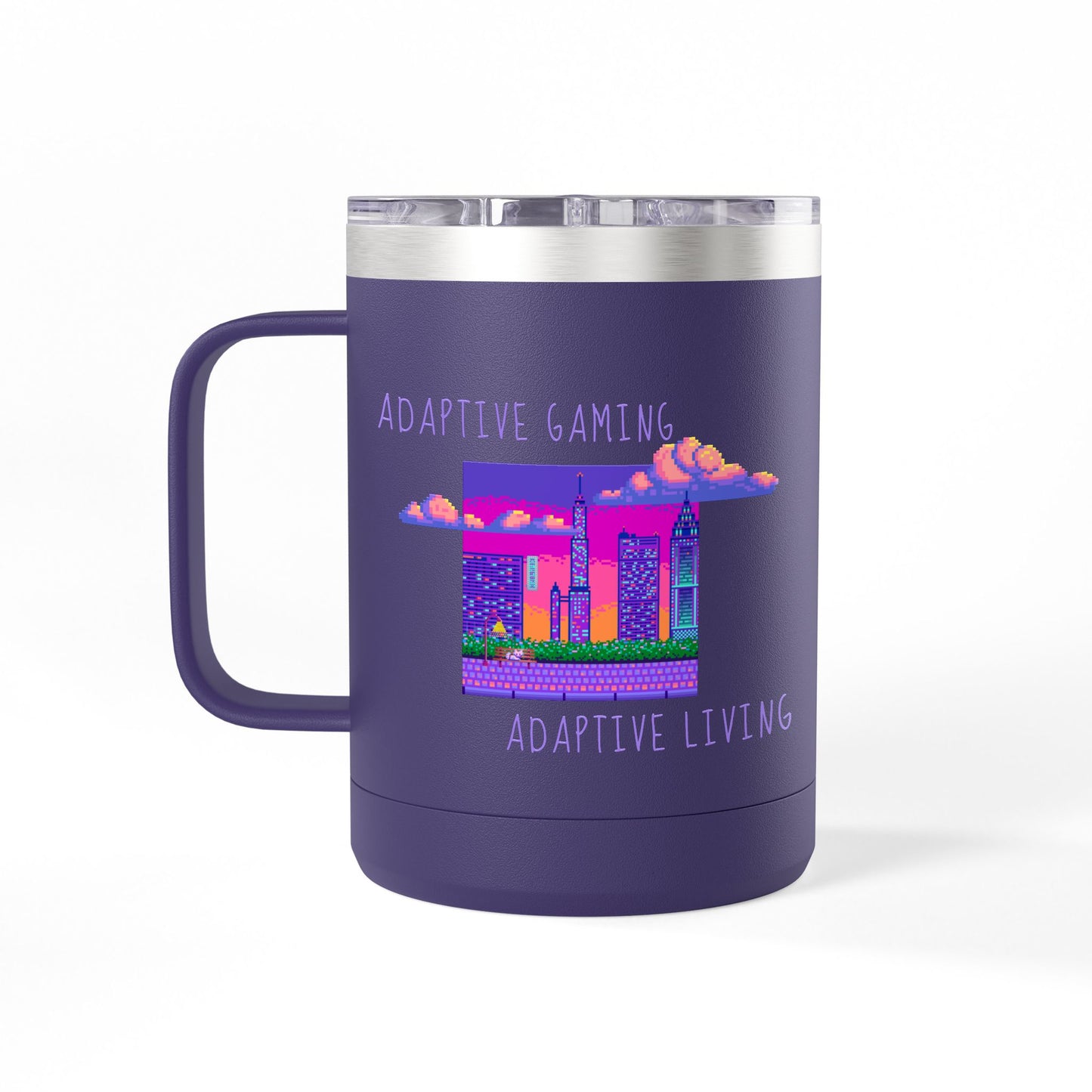 Adaptive Gaming - Skyscraper Edition - 15oz Insulated Tumbler