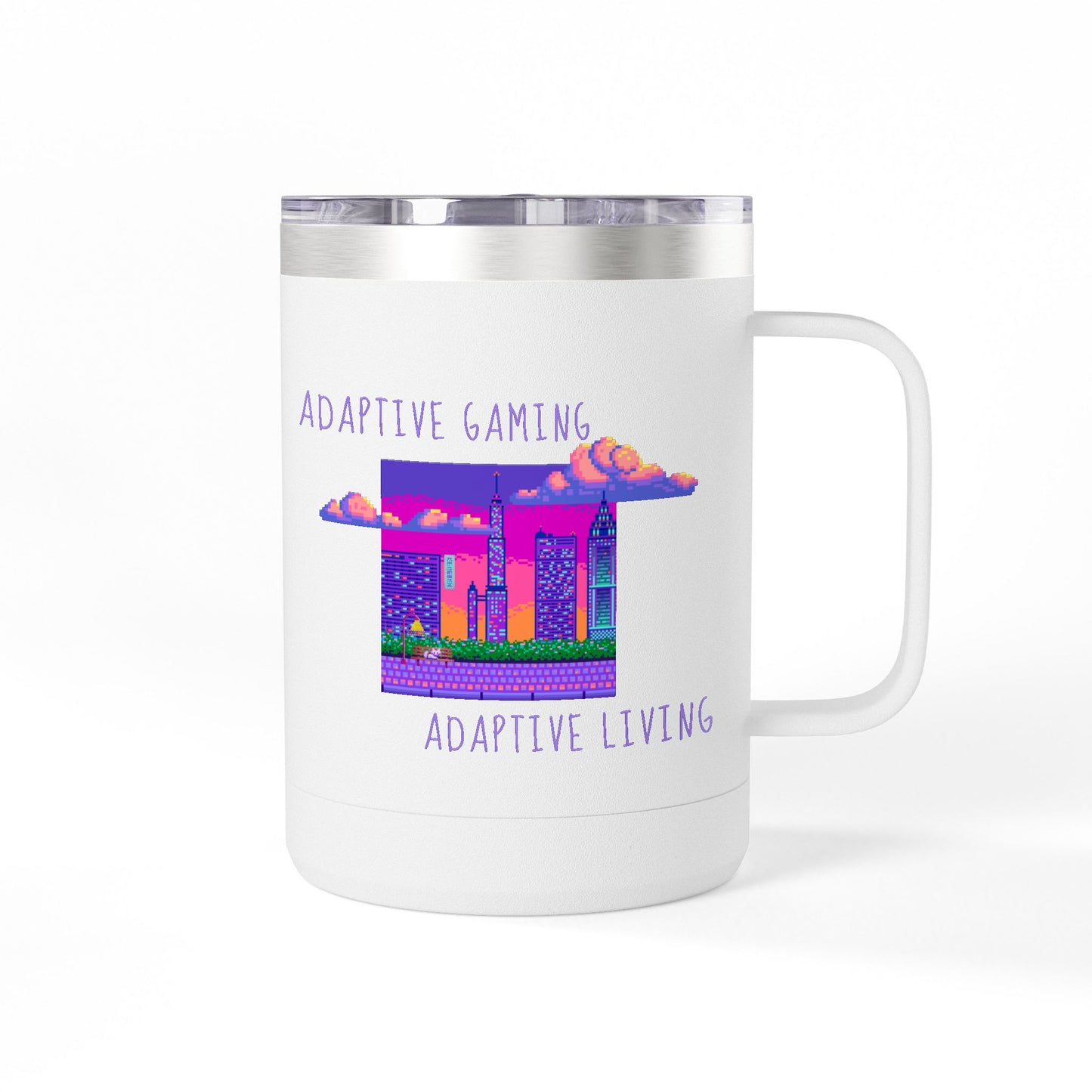 Adaptive Gaming - Skyscraper Edition - 15oz Insulated Tumbler