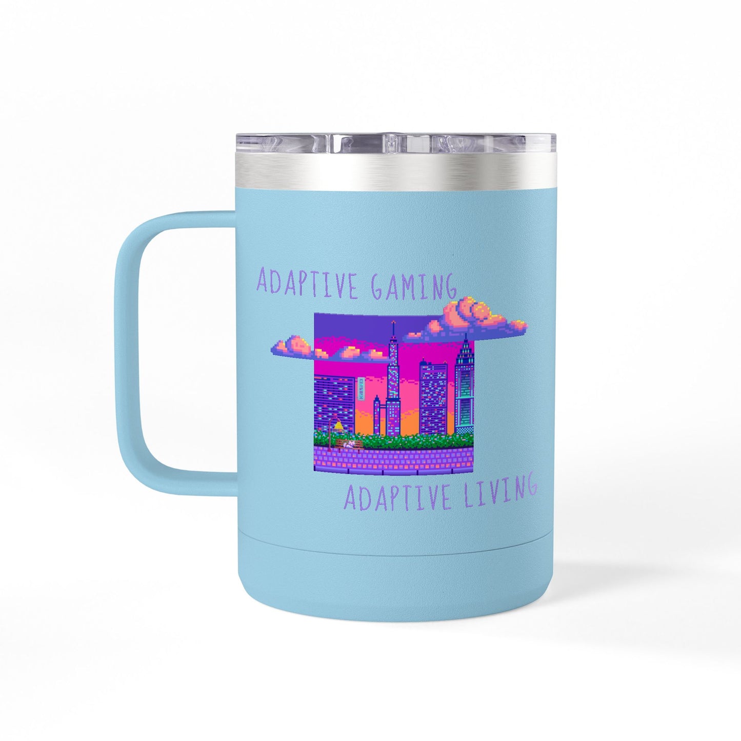 Adaptive Gaming - Skyscraper Edition - 15oz Insulated Tumbler