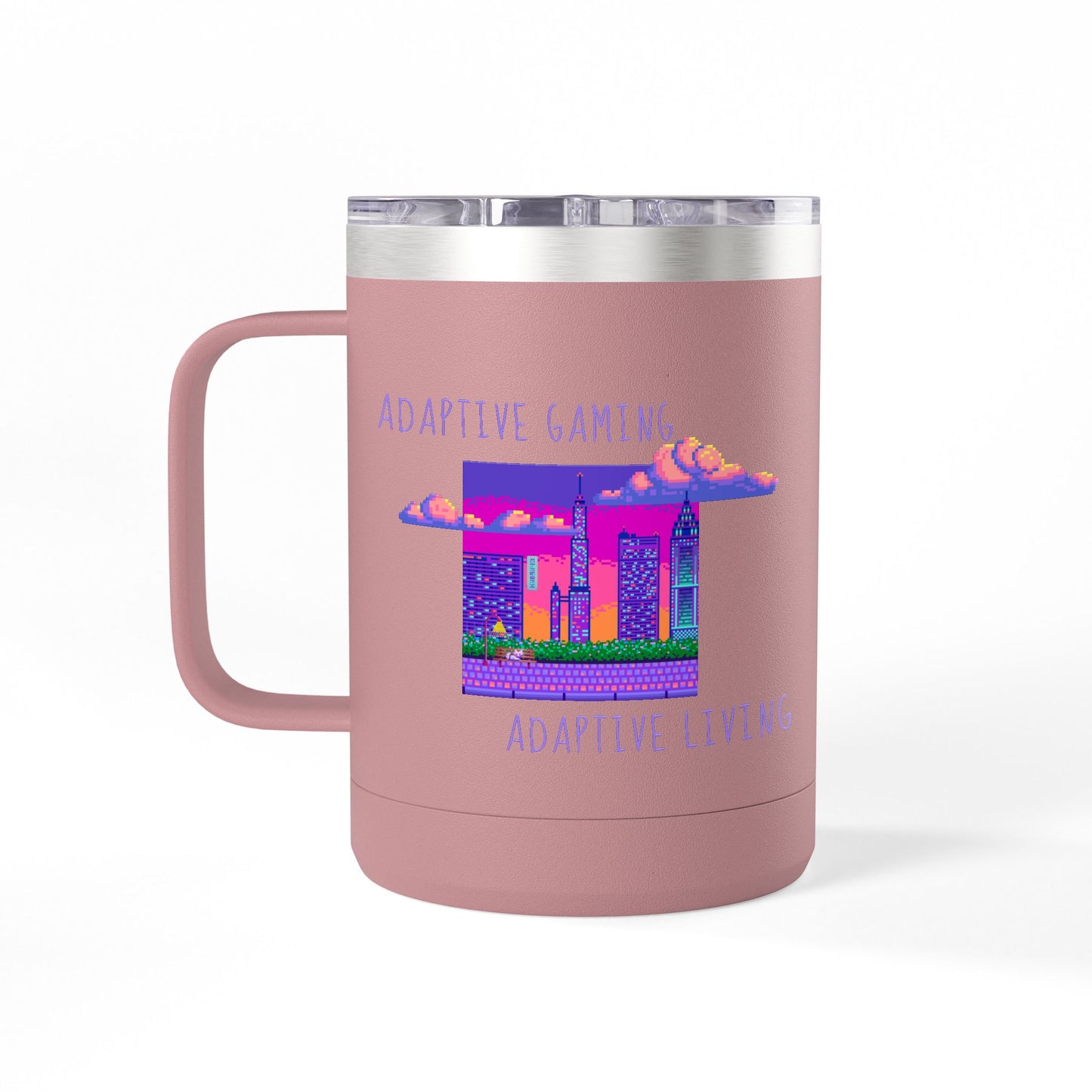 Adaptive Gaming - Skyscraper Edition - 15oz Insulated Tumbler