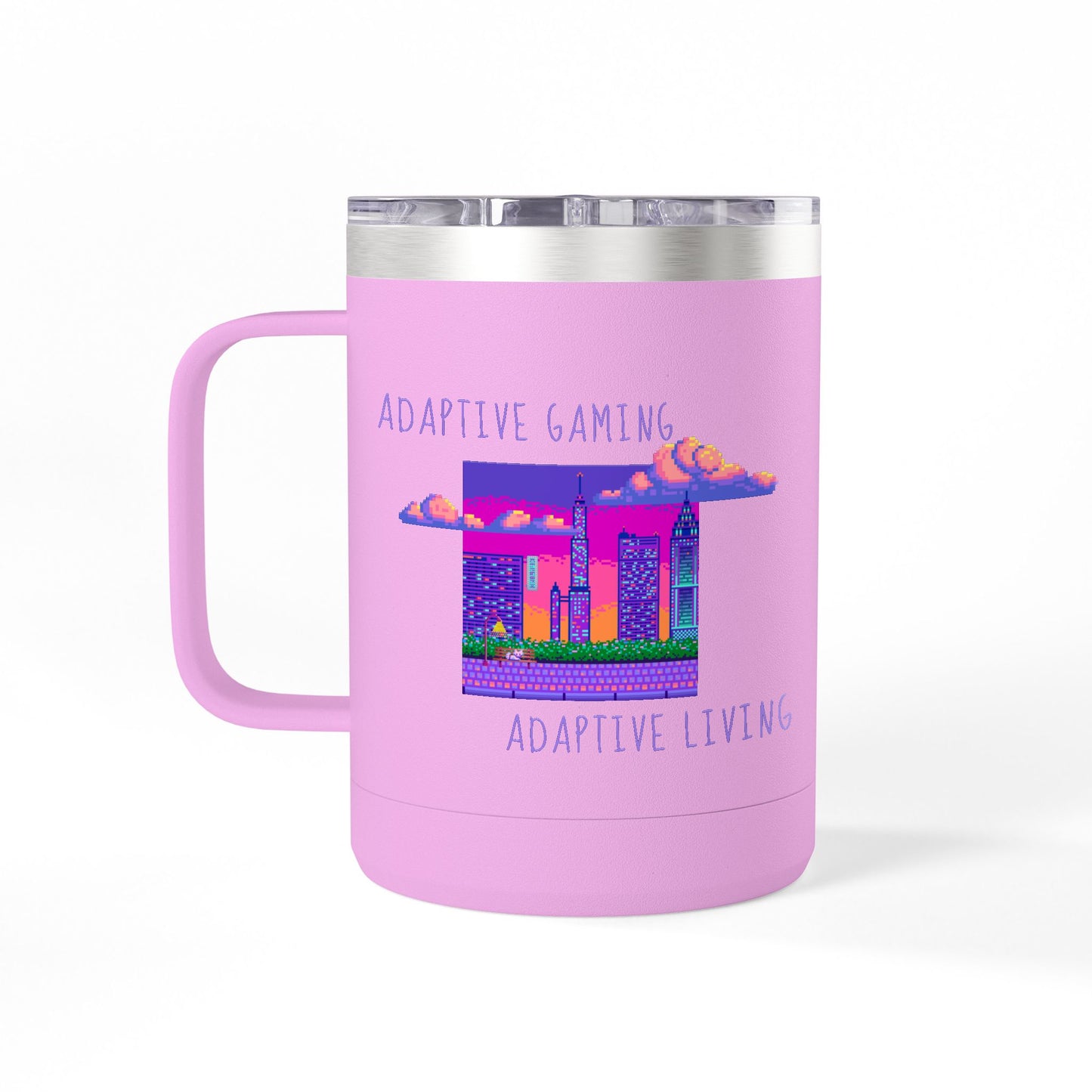 Adaptive Gaming - Skyscraper Edition - 15oz Insulated Tumbler