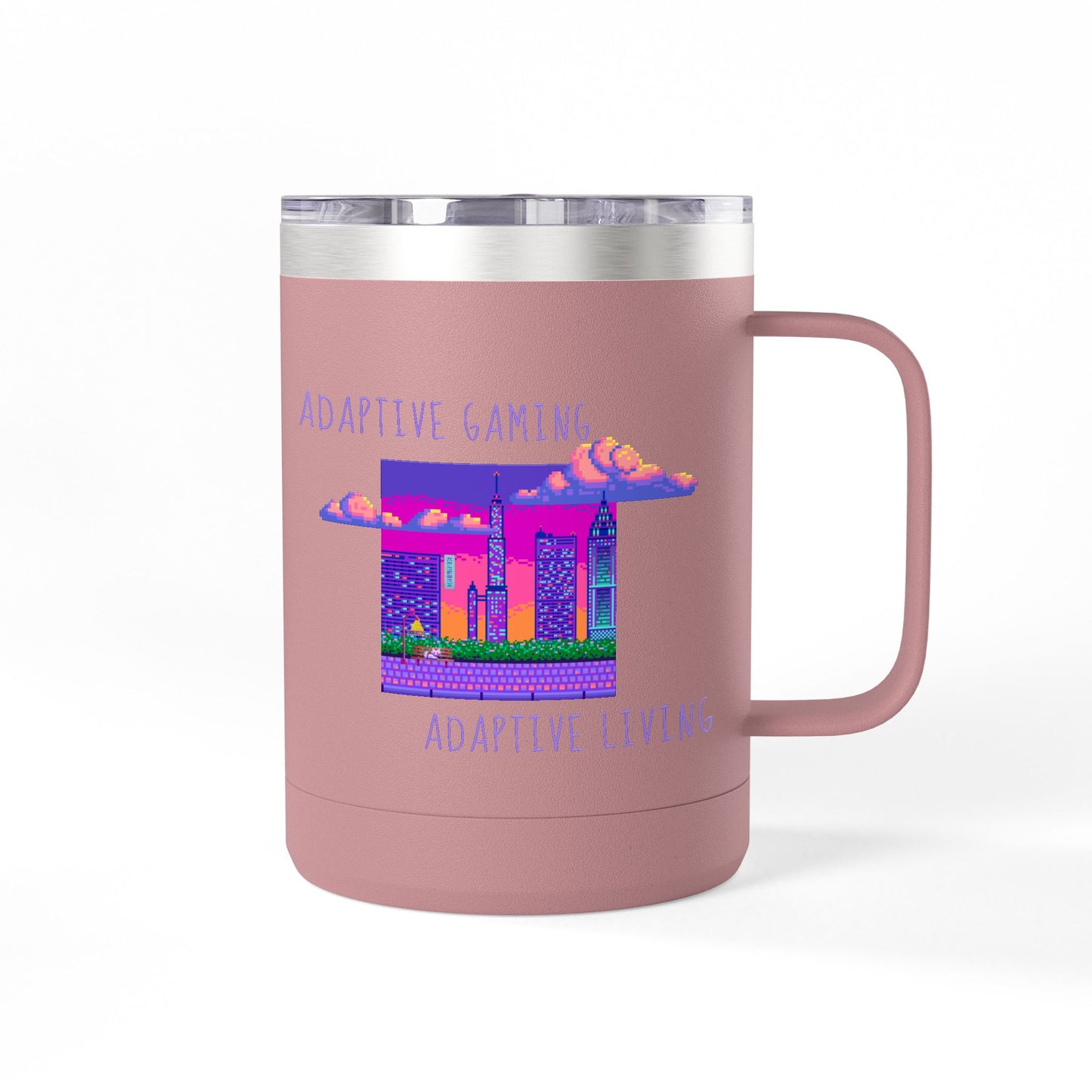 Adaptive Gaming - Skyscraper Edition - 15oz Insulated Tumbler