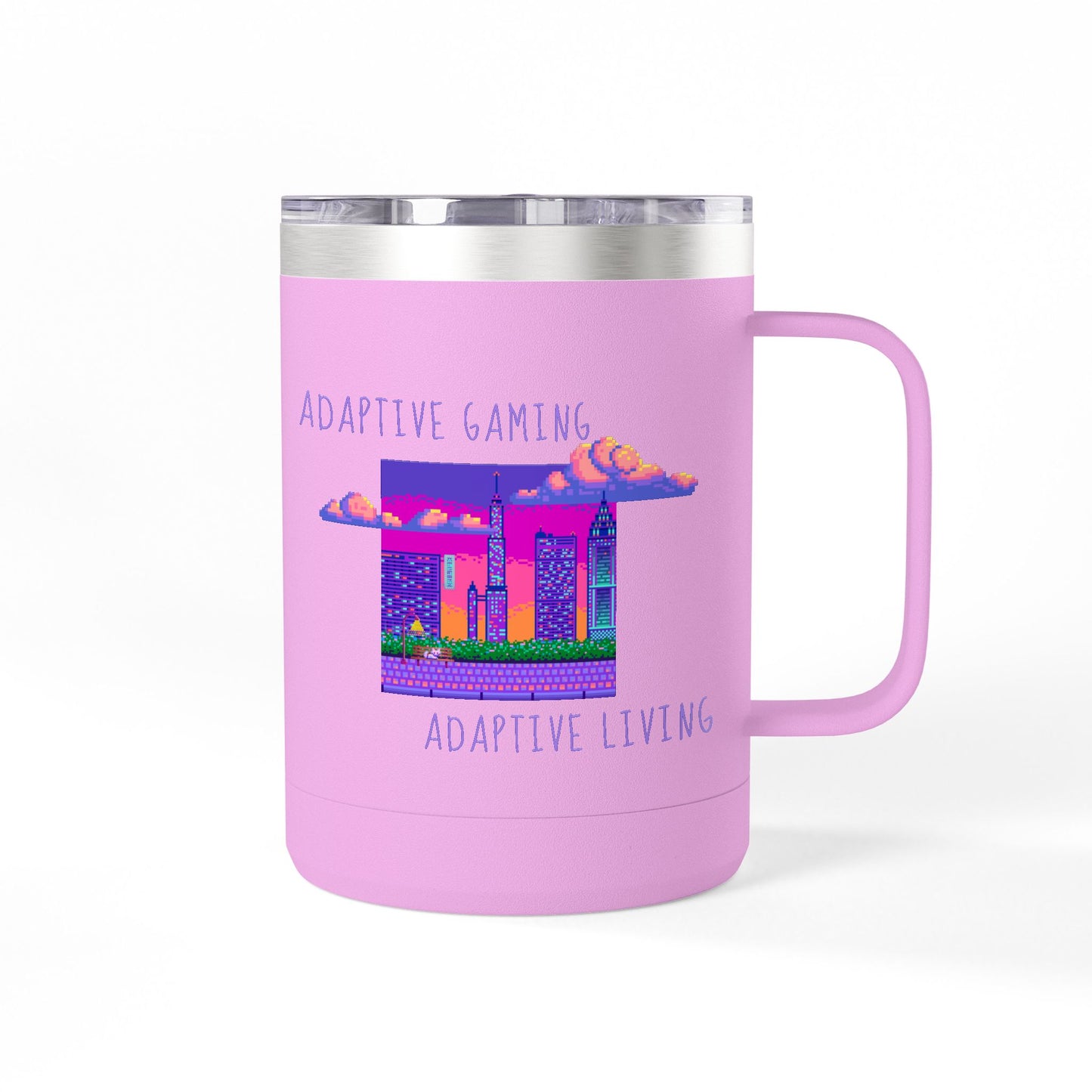 Adaptive Gaming - Skyscraper Edition - 15oz Insulated Tumbler