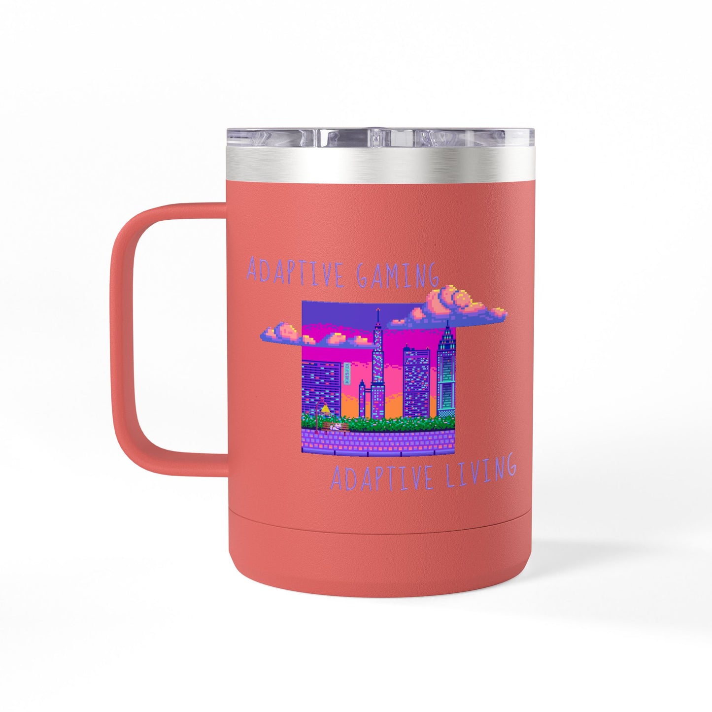 Adaptive Gaming - Skyscraper Edition - 15oz Insulated Tumbler