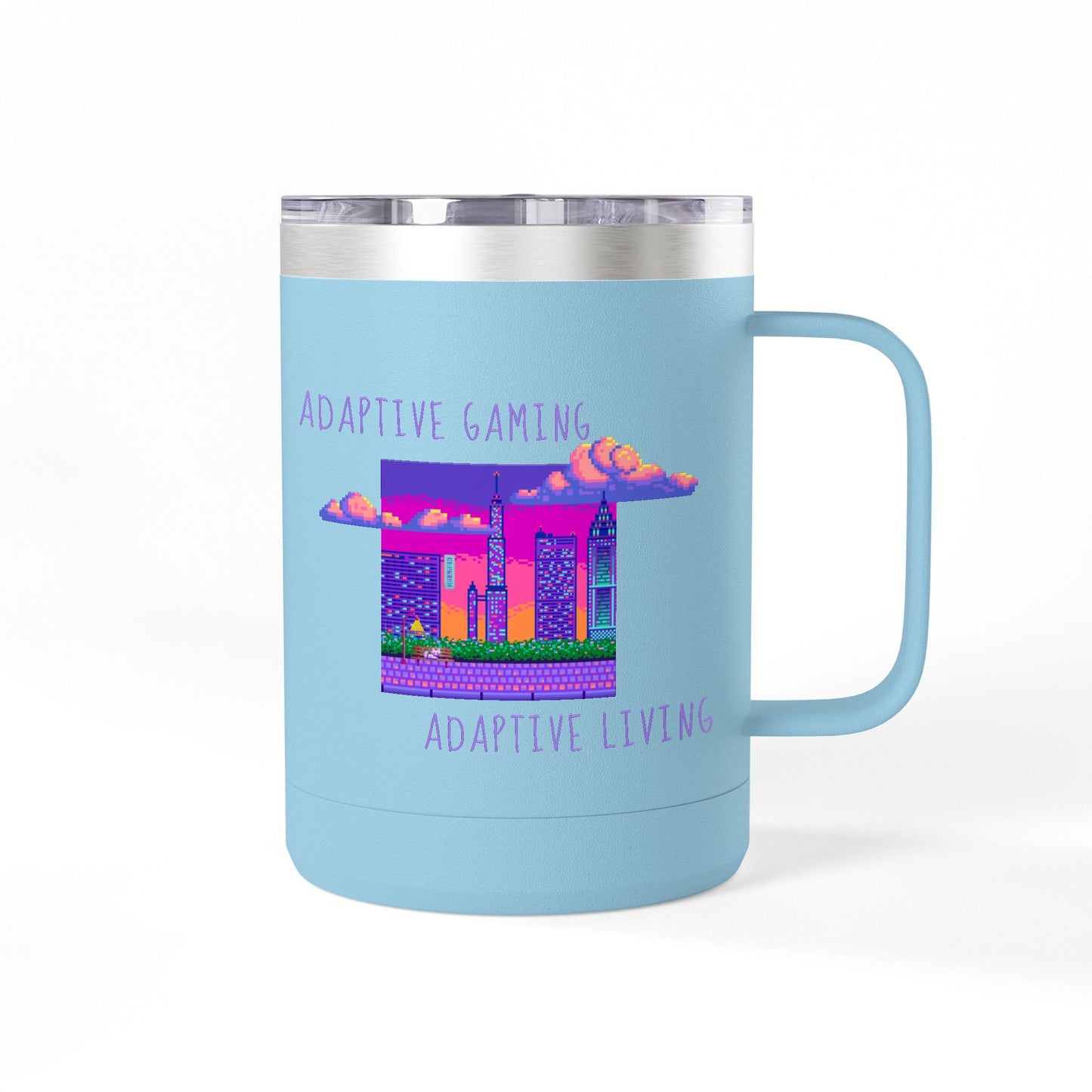 Adaptive Gaming - Skyscraper Edition - 15oz Insulated Tumbler