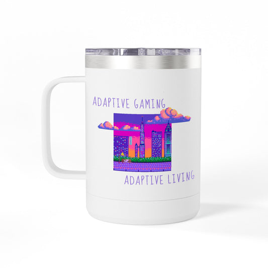 Adaptive Gaming - Skyscraper Edition - 15oz Insulated Tumbler