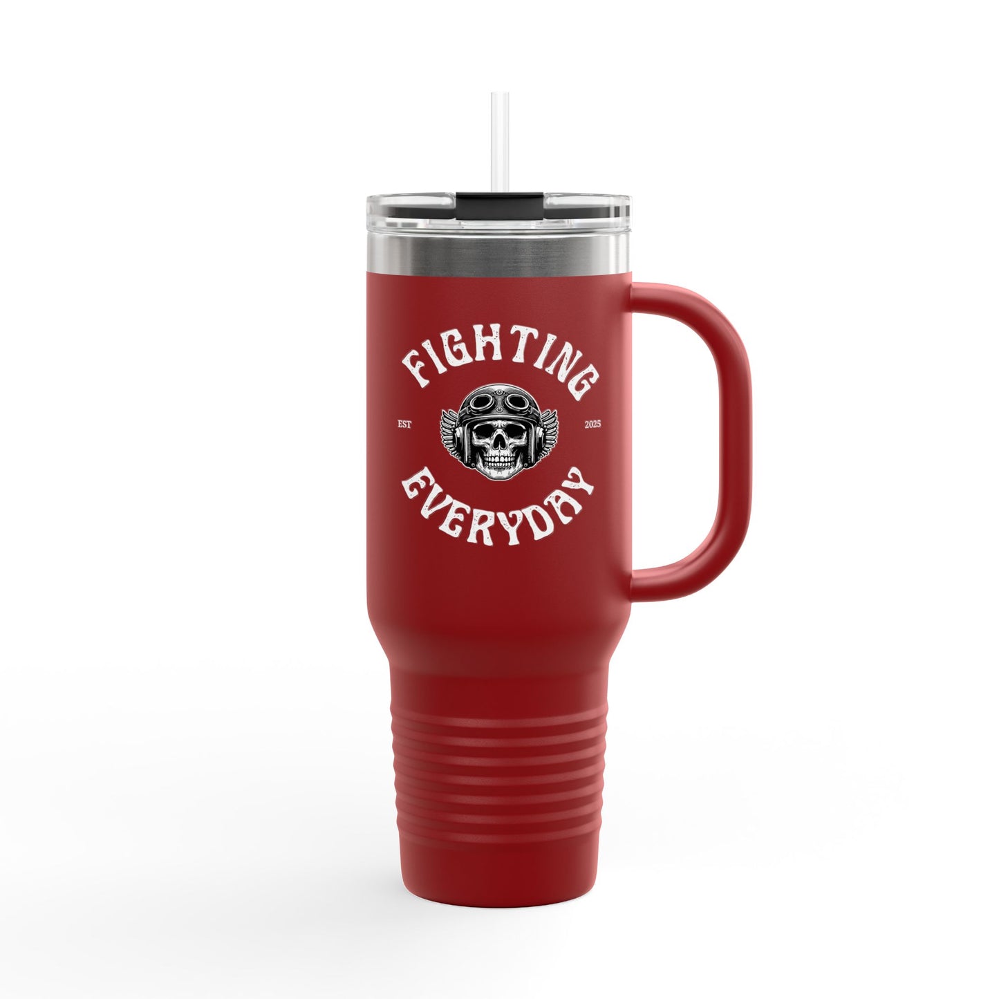 Savage Fighting Everyday - 40 oz Insulated Tumbler