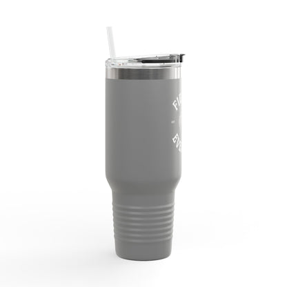 Savage Fighting Everyday - 40 oz Insulated Tumbler