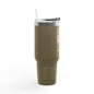 Pain is the Water, I Am the Shark - Isaiah 43:2 - 40oz Insulated Tumbler