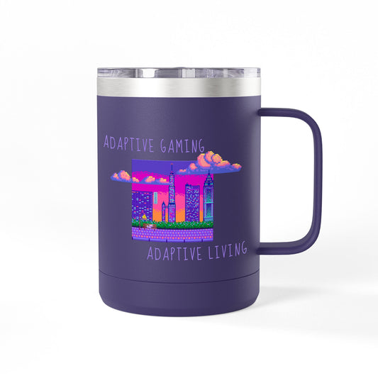 Adaptive Gaming - Skyscraper Edition - 15oz Insulated Tumbler