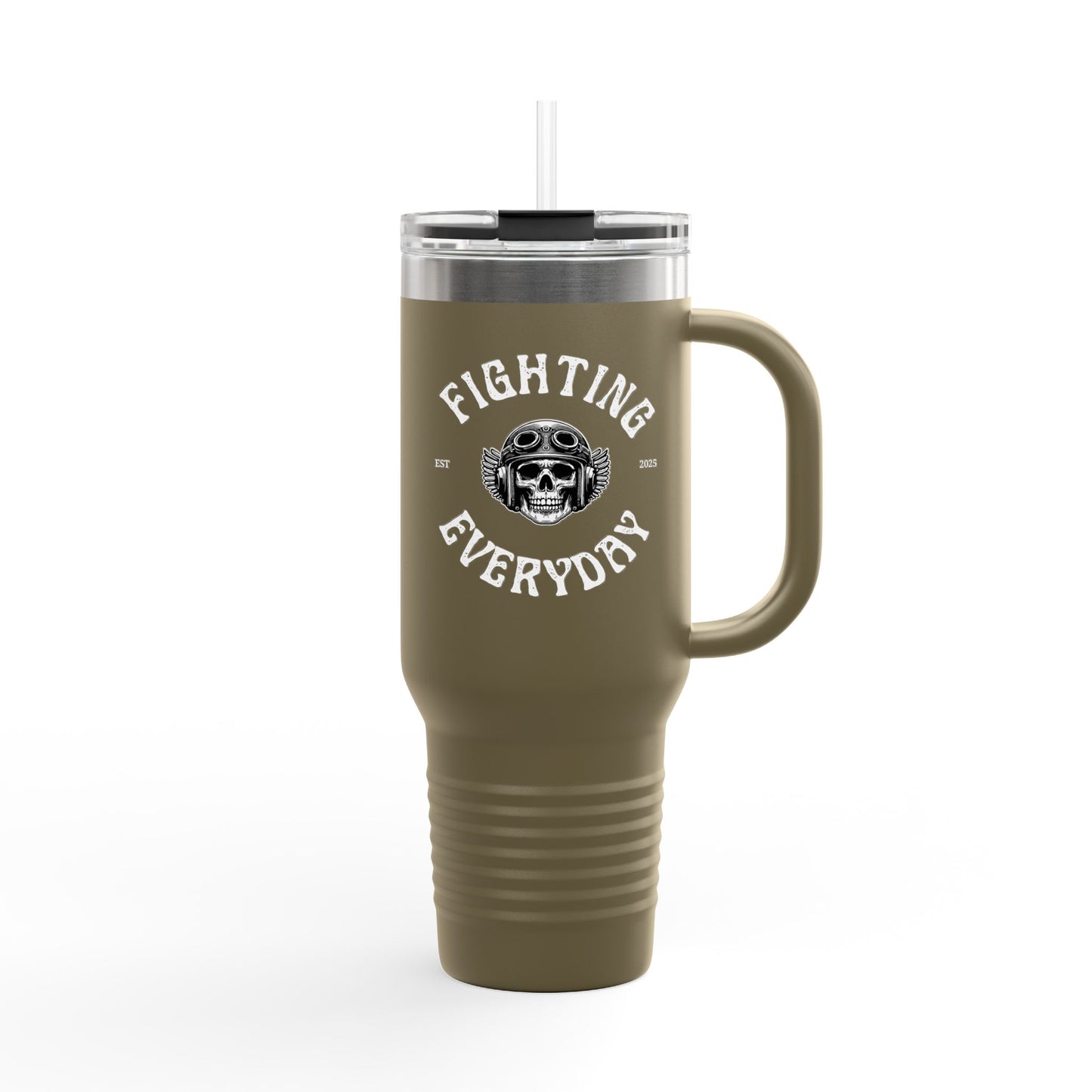 Savage Fighting Everyday - 40 oz Insulated Tumbler