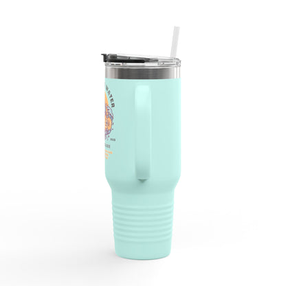 Pain is the Water, I Am the Shark - Isaiah 43:2 - 40oz Insulated Tumbler